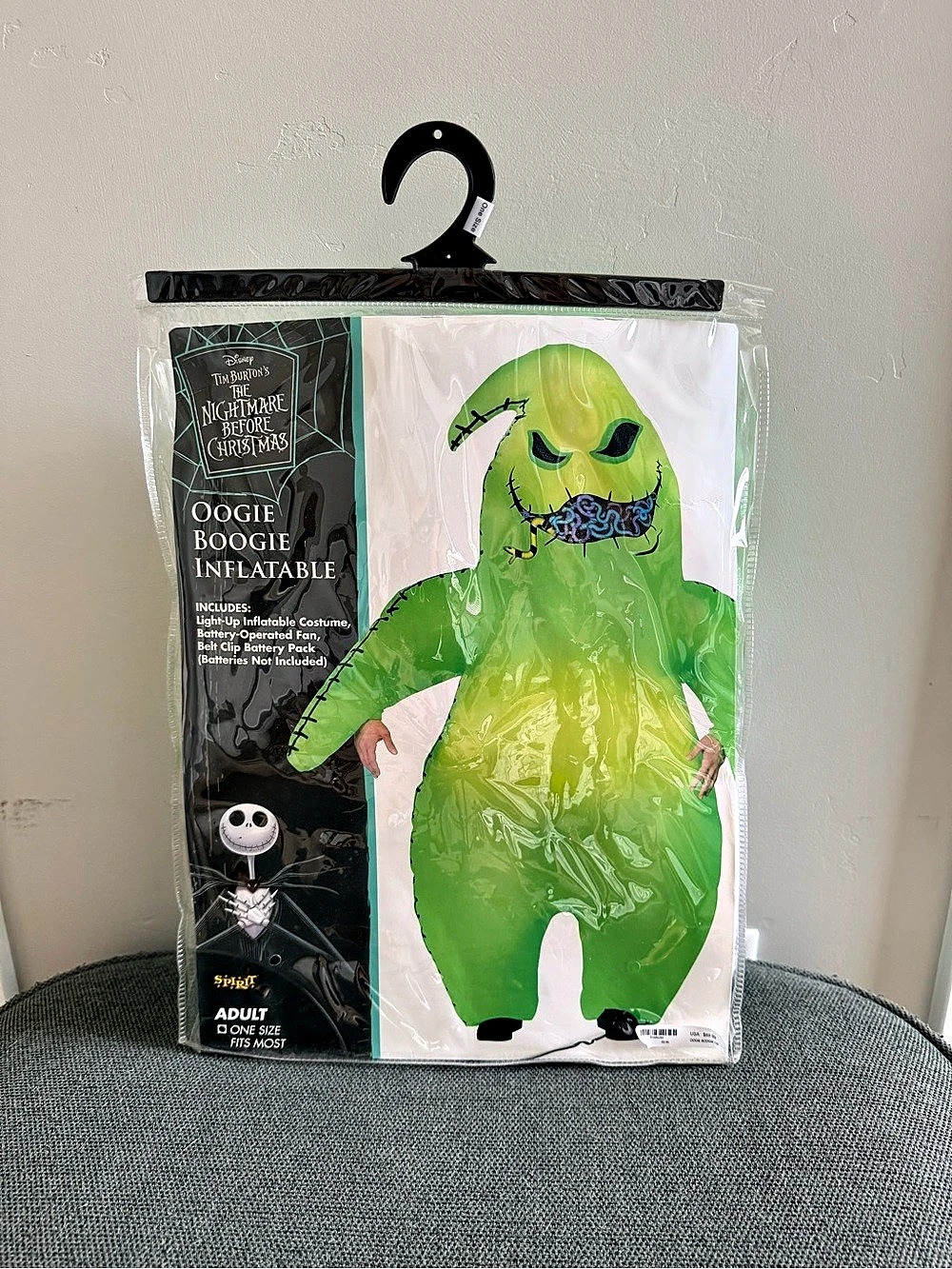 Halloween Adult Light-Up Oogie Boogie Inflatable Costume